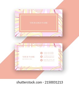 Creative business card, visiting card template, identity