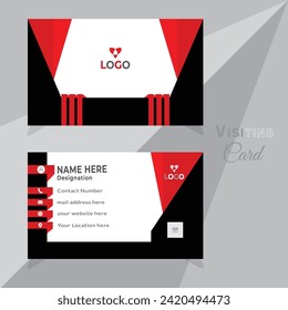 Creative business card, Visiting card template for business and personal use.