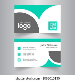 Creative business card.Creative and Clean Business Card Template. Modern business card design vector. 