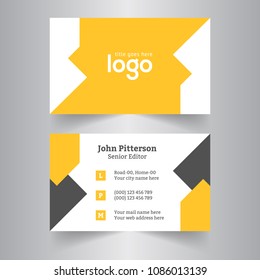 Creative business card.Creative and Clean Business Card Template. Modern business card design vector. 