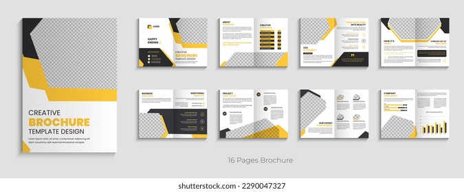 Creative business company brochure design corporate professional brochure template design