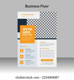 Creative Business, corporate flyer design template