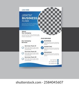 Creative business corporate flyer design 