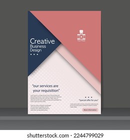 Creative Business Cover Design-Hintergrund für Buch, Broschüre, Flyer oder Poster.