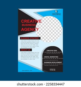 Creative business design. flayer design