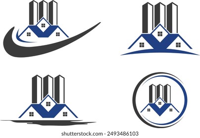 Diseño de logotipos de bienes raíces 