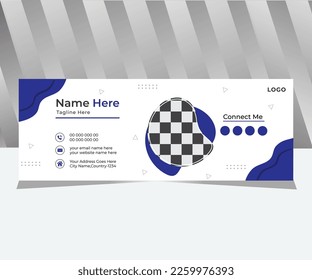 Creative Business Email Signature Design Template 