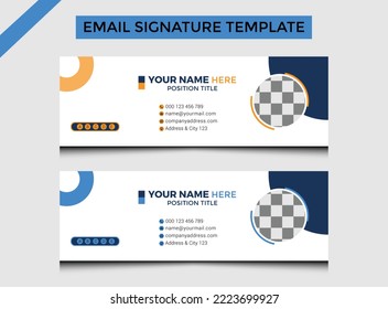 Creative business email signature template