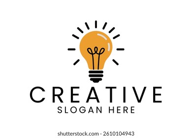 Creative business featuring a bright lightbulb. Perfect for startups and innovative