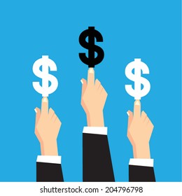 Creative Business and Financial Conceptual Vector Design