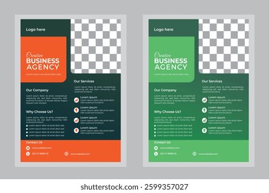 creative business flyer design for