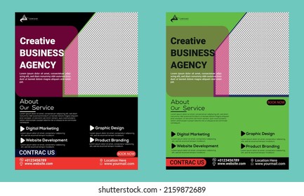 Creative Business Flyer Design Marketing Agency