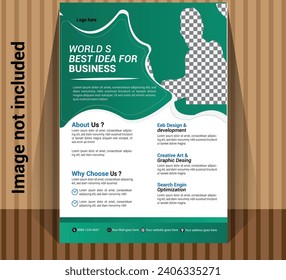 Plantilla de diseño de afiches para el viajero de negocios creativo