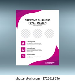 Creative Business Flyer Design, Print Flyer Template