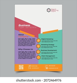 Creative Business flyer design tempate 