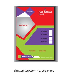 plantilla de diseño de folleto de negocios creativo