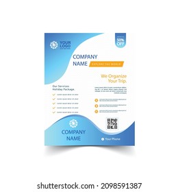 Plantilla de diseño de volante comercial creativo