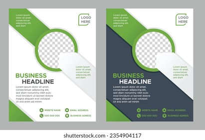 Creative Business Flyer Design Template, Minimal Vector Design 