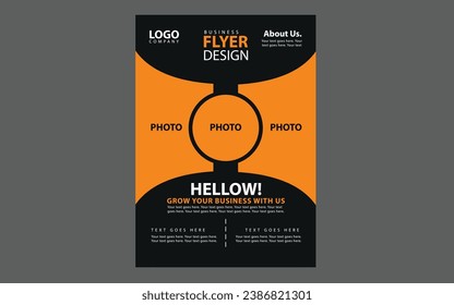 Plantilla de diseño de volante de negocios creativa