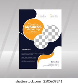 Designvorlage für kreative Geschäftsflyer