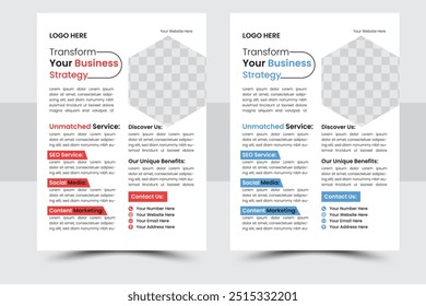 Plantilla de Diseño de Flyer de Negocios Creativos