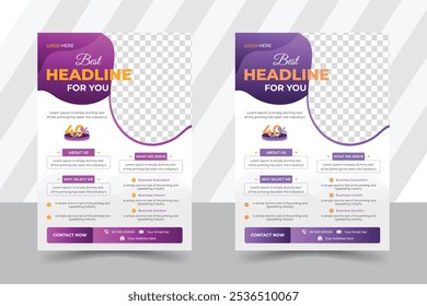 Plantilla de Diseño de Flyer de Negocios Creativos 