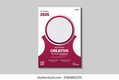 Creative business flyer design template