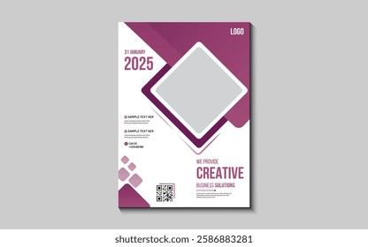 Creative business flyer design template