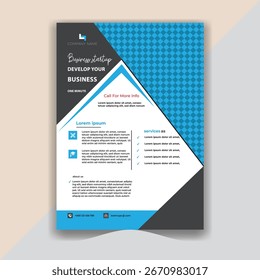 Modelo de design de Panfleto de Negócios Criativo.