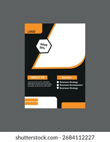 Modelo de design de panfleto de negócios criativo 
