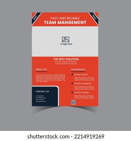 Vector de diseño de volante de negocios creativo
