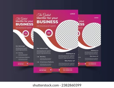 Diseño creativo de viajero de negocios con resumen