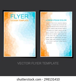 creative business flyer or leaflet design vector