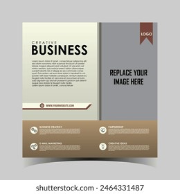Creative Business Flyer Minimal Design, Modernes Design, Business-Poster, Business-Banner, Office-Flyer, Office-Banner, Office-Poster 