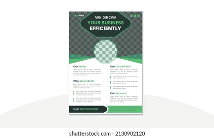 Plantilla de diseño de afiches de creativo viajero de negocios. Plantilla de diseño de portada de folletos con diseño A4.