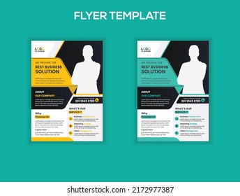 Creative Business Flyer oder Plakatdesign