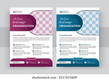 Plantilla creativa de diseño de folleto o póster