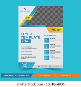 creative  Business Flyer Template abstract vector template. Brochure design, cover modern layout, annual report, poster, flyer in A4 size.Business brochure flyer design a4 template. 