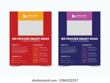 Creative Business Flyer Template | CMYK | US Letter | Print Ready | 0.125 Bleed
