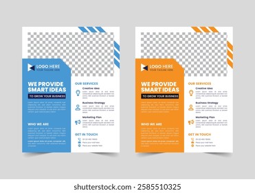 Creative Business Flyer Template | CMYK | US Letter | Print Ready | 0.125 Bleed
