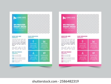 Creative Business Flyer Template | CMYK | US Letter | Print Ready | 0.125 Bleed
