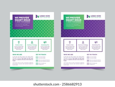 Creative Business Flyer Template | CMYK | US Letter | Print Ready | 0.125 Bleed