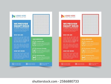 Creative Business Flyer Template | CMYK | US Letter | Print Ready | 0.125 Bleed
