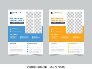 Creative Business Flyer Template | CMYK | US Letter | Print Ready | 0.125 Bleed
