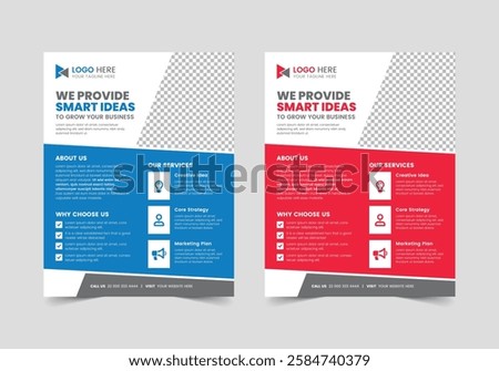 Creative Business Flyer Template | CMYK | US Letter | Print Ready | 0.125 Bleed