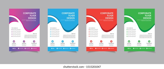 Creative Business Flyer Template. corporate flyer. business flyer. Flyer design.