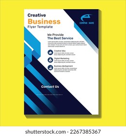 Creative Business Flyer, flyer template, corporate flyer