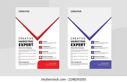 Creative Business Flyer Template Design. Professional Business Flyer Design