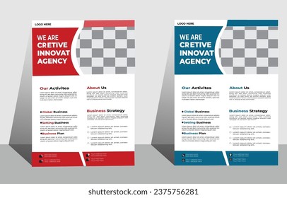 Design für kreative Business-Flyer-Vorlagen