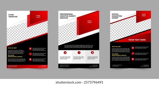 creative business flyer template for event advertising. Corporate flyer template